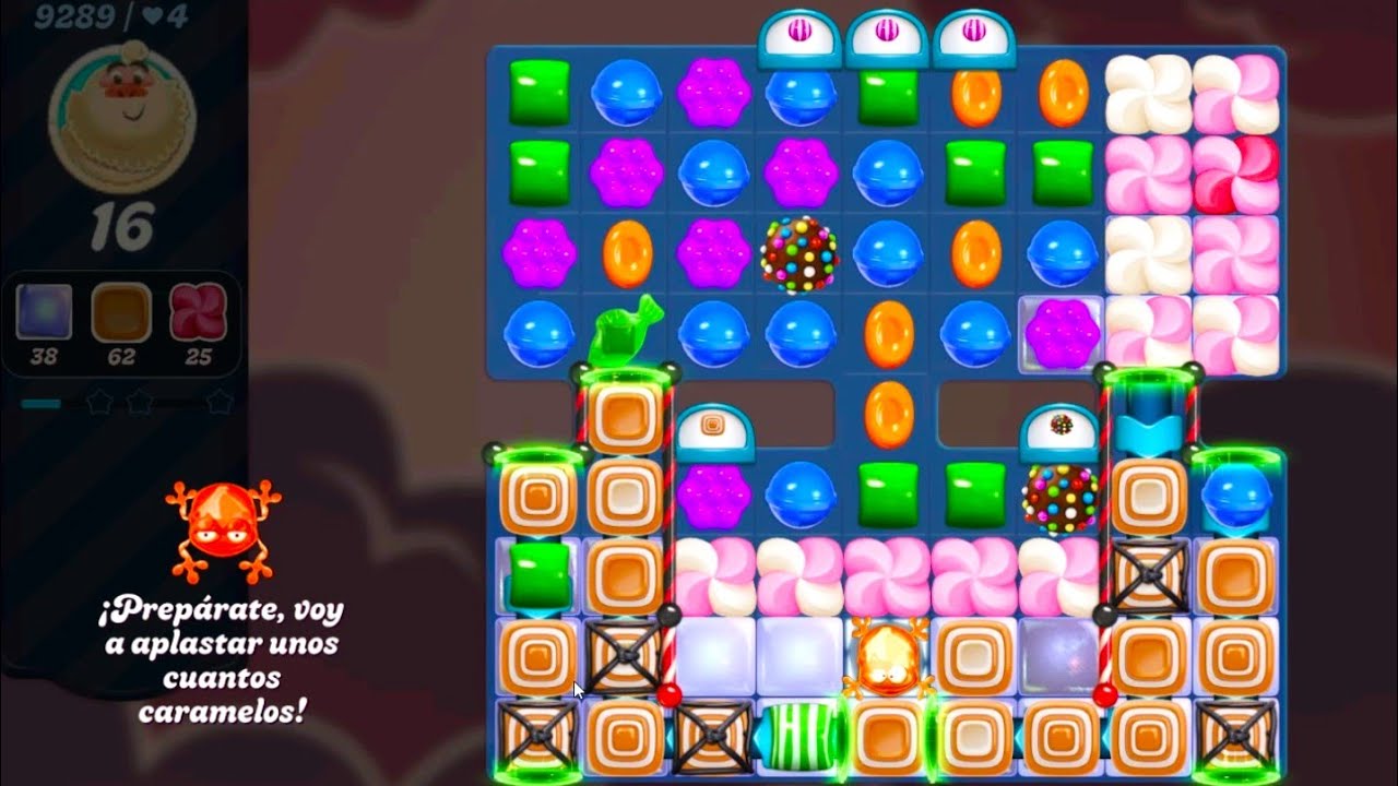 参考   多角度から   最後は底 Candy Crush Saga Level 9289 - YouTube