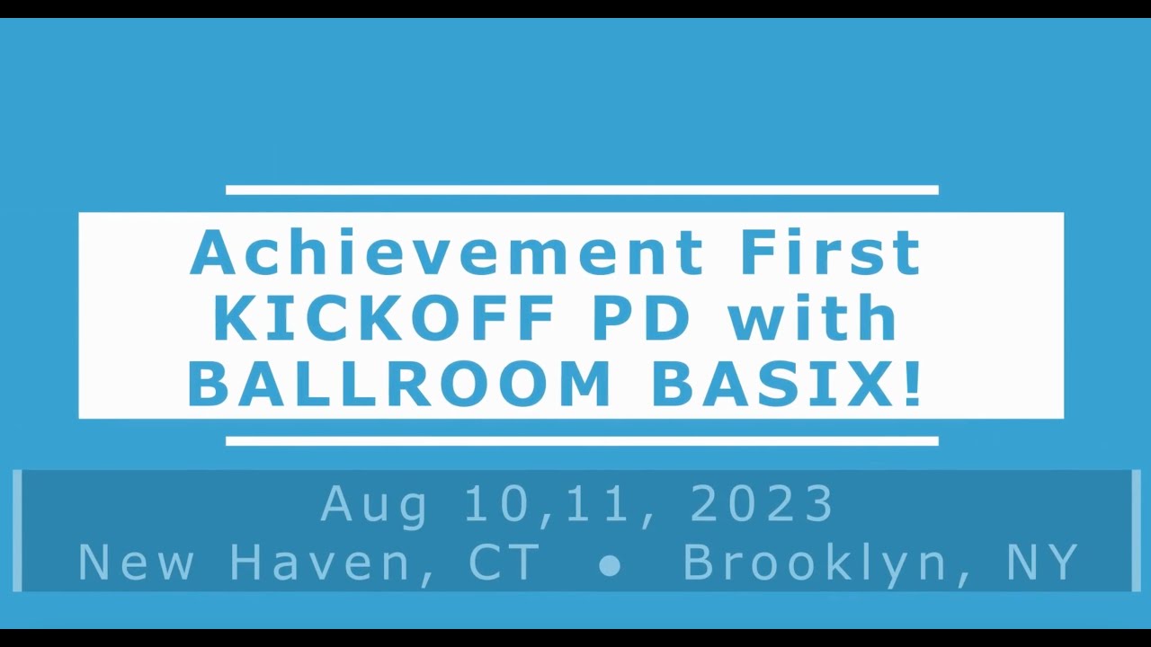 BALLROOM BASIX At Achievement First Charter School YouTube Ballroom basix at achievement first charter school youtube