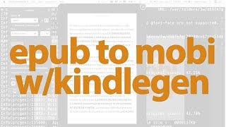 How to Convert ePubs to Kindle Format (.mobi)  with KindleGen screenshot 3