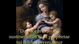 Video thumbnail of "Da Pacem Domine, Give Peace O Lord - Catholic Hymns, Gregorian Chant"