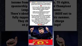 £159M BOOST FOR UNITED! 💰🔥INEOS now has NO EXCUSE not to back Michael Carrick this summer 😳♥️#shorts