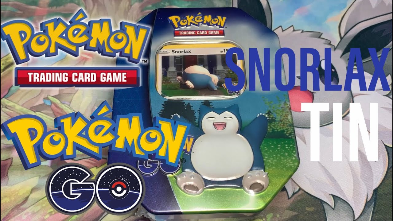 *SNORLAX* Pokémon GO Tin Opening