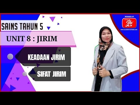 SAINS TAHUN 5 # JIRIM # KEADAAN JIRIM PEPEJAL, CECAIR DAN GAS # SIFAT JIRIM  Kelas.Live