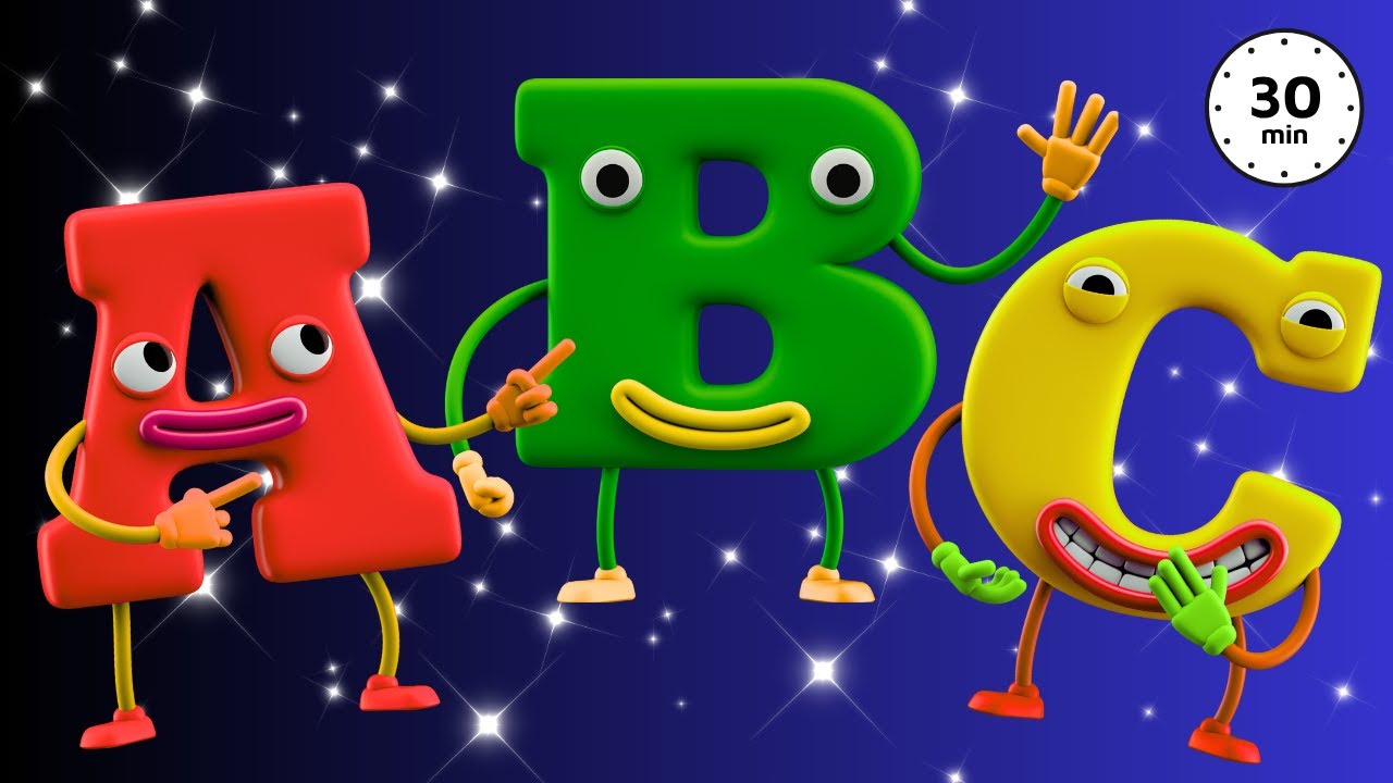 Colorful ABC Song for Kids | Learn the Alphabet A-Z FAST | ABC Phonics songs for Toddlers