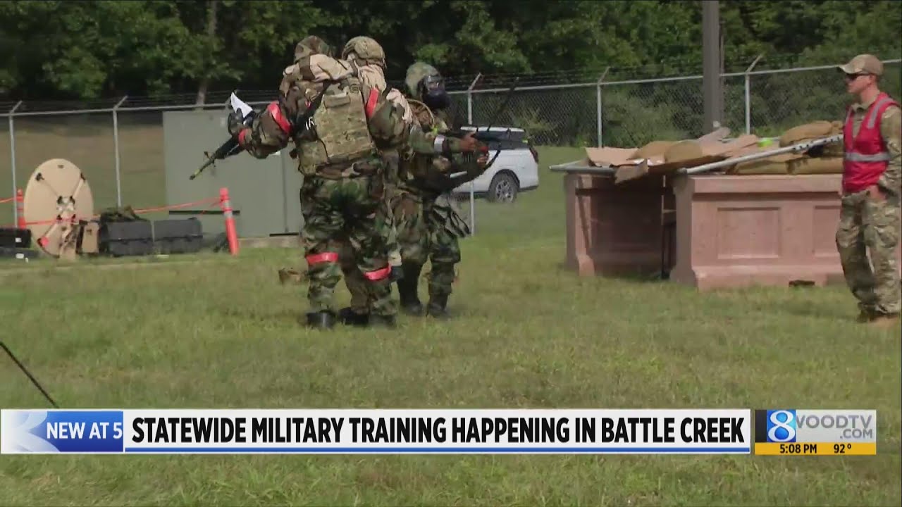 Statewide military training happening in Michigan