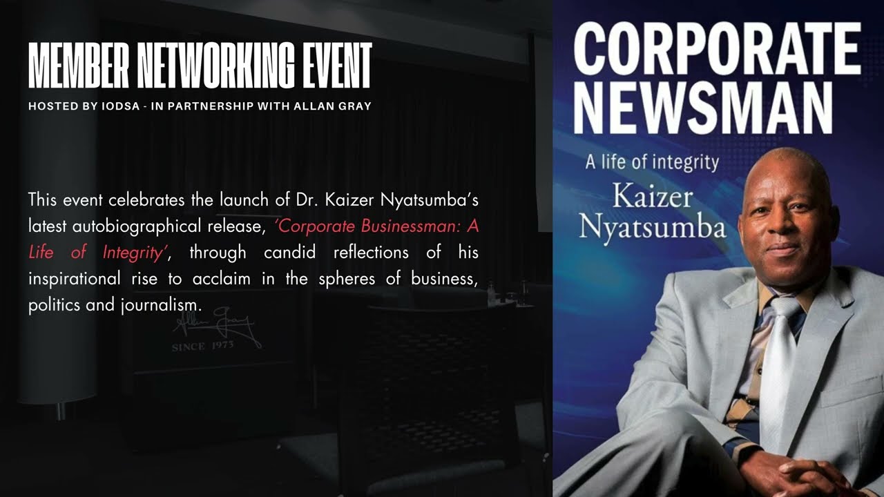 The launch of Dr Kaizer Nyatsumba's autobiography, 