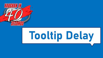 Modo | Tooltip Delay