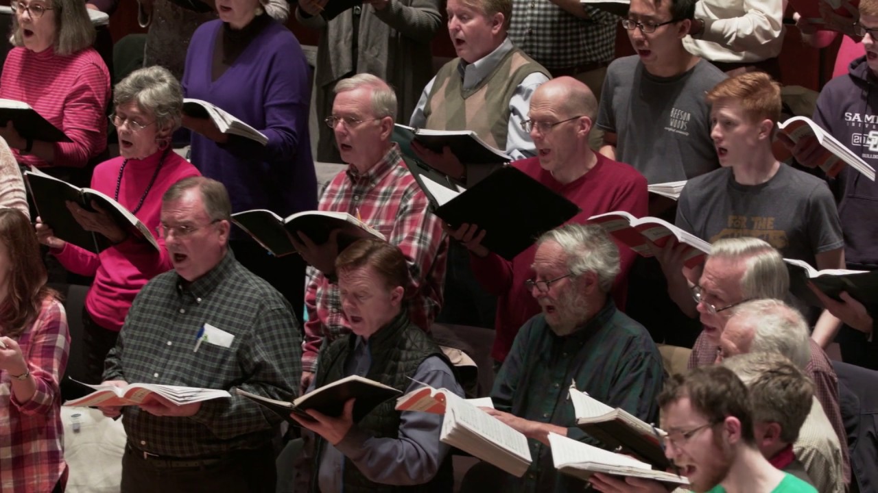 ASO Chorus rehearsal for Handel's Messiah YouTube