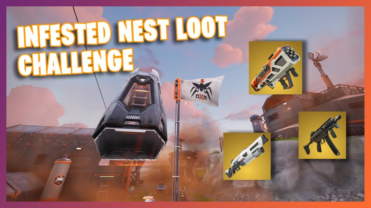 Infested Outpost Loot ONLY Challenge! Fortnite Chapter 6 Season 4