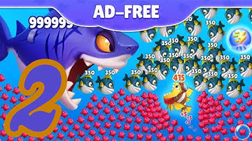 Part2 Fishdom ads Mini Game hungry fish  BIG update Gameplay Ads #masgamerszone #fishdom