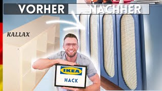 # IKEA HACK 2021  BELIEBTES KALLAX REGAL / in eine midcentury Kommode mit Wienergeflecht/upcycling