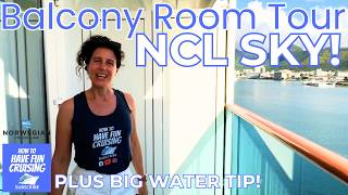 Norwegian SKY Balcony Room Tour and Review