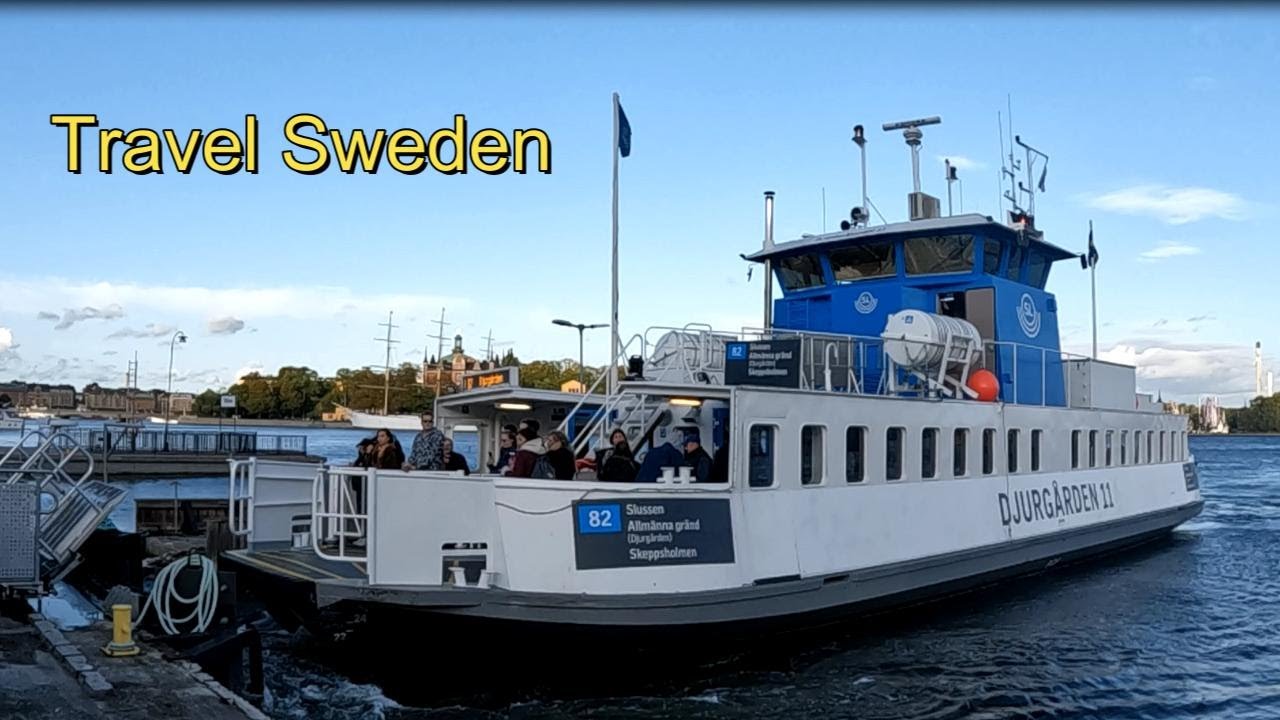 Riding SL Boat Djurgården | Stockholm City Sweden - YouTube