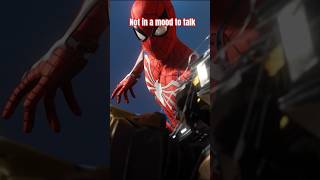 Spider-man Remastered: Not in a mood to talk #spiderman #actiongames #gaming