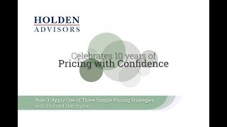 Celebrity Rule Three: Apply One of Three Simple Pricing Strategies Profile