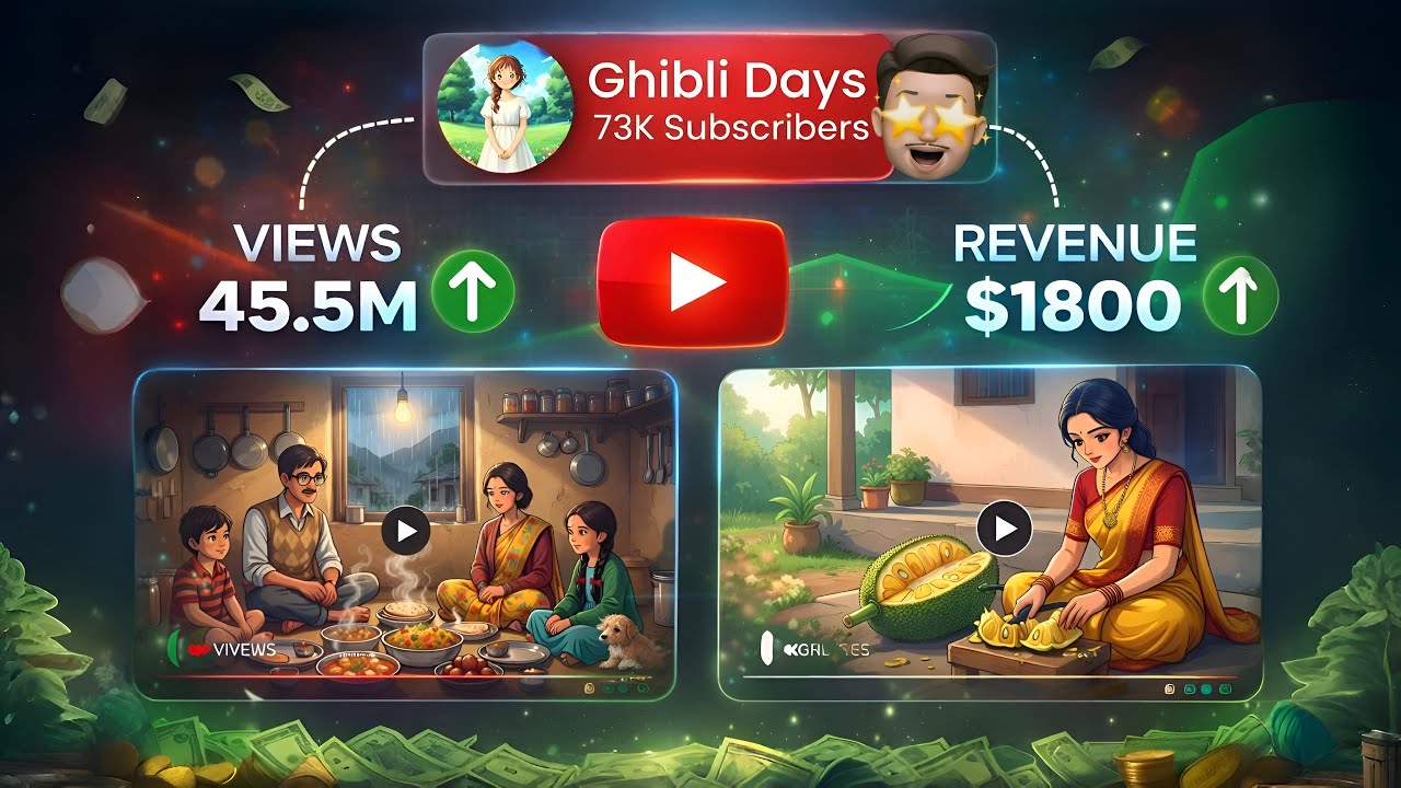 How To Create Ghibli Style ASMR Video | Ghibli Style Video kaise banaye | Ghibli ASMR