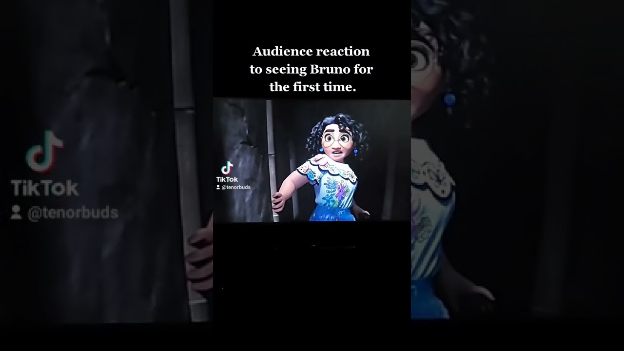 Audience reaction to seeing Bruno for the first time. | Disney's Encanto 