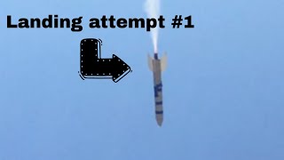 Model Rocket Landing Attempt #1
