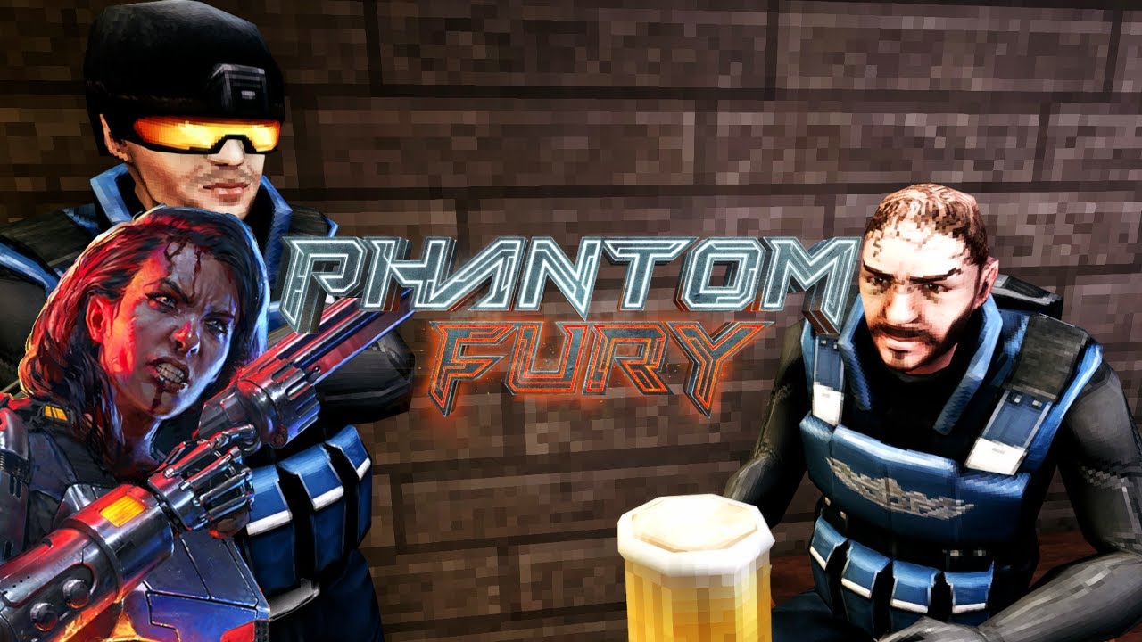 Phantom Fury - female duke nukem shelly harrison goes to Half Life part 2