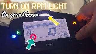 Turn on RPM LIGHT or INDICATOR on your Gixxer | Gixxer SF | All Gixxer Models | Tutorial | How To screenshot 4