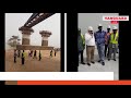 First deck of 2nd Niger bridge completed, as Fashola inspects projects, interacts with food vendors