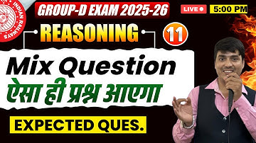 💥GROUP-D REASONING CLASS |🔥27 NOV 2025 तीनों शिफ्ट का निचोड़  || Expected Ques. || Gaurav Giriraj Sir