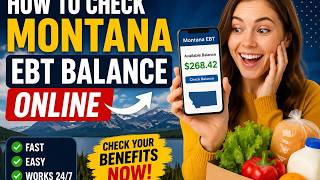 How to check Montana EBT balance online