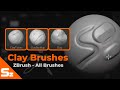 Clay brushes zbrush all brushes