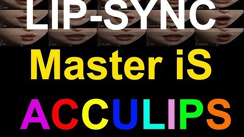MASTER 😜 ALL Secret Lip-Sync Acculips 😜 | IClone 7 Tutorial