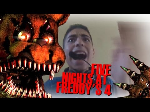 MINHA PRIMEIRA VEZ COM MUITOS SUSTOS - Five Nights at Freddy's 4
