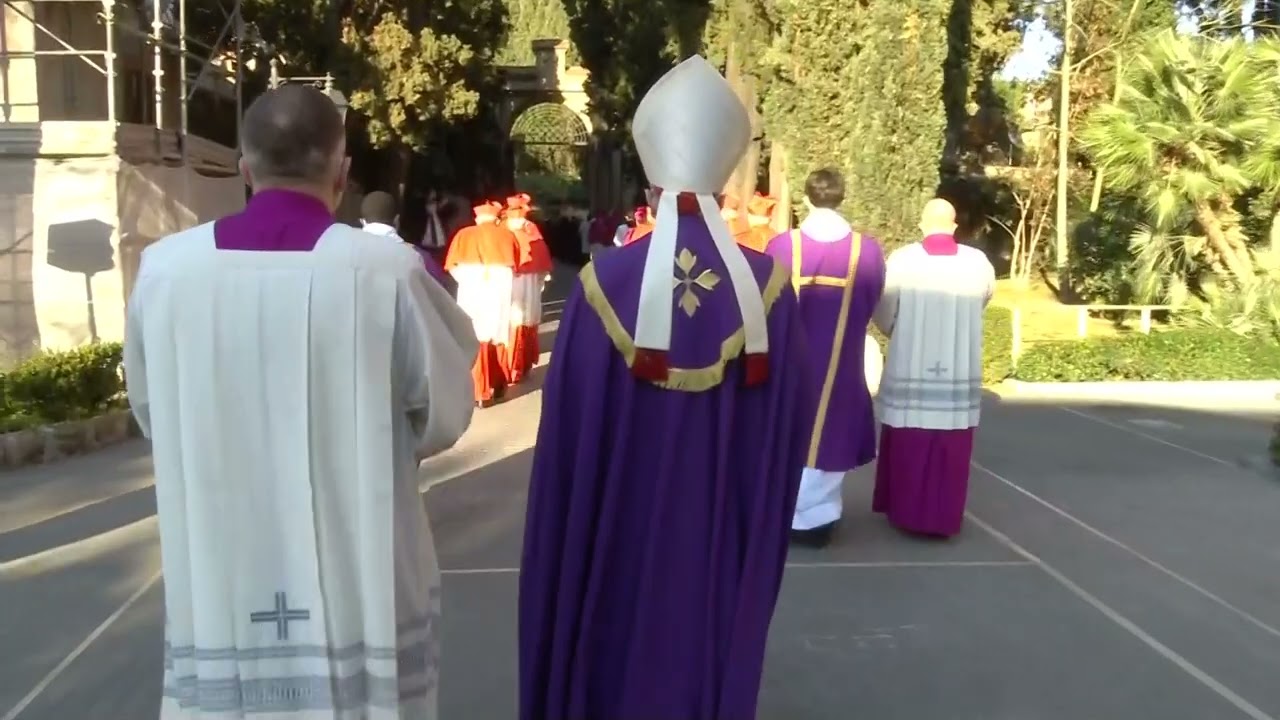 Holy Mass on Ash Wednesday from Basilica of Santa Sabina, Rome 2 March 2022 HD