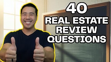 40 Real Estate Test Questions for the 2025 EXAM! (Compilation)