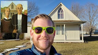 The Real AMERICAN GOTHIC House GRANT WOOD | Eldon, Iowa