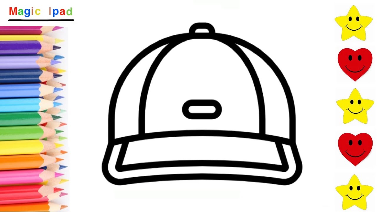 como-dibujar-una-gorra-de-frente-dibujos-para-ni-os-how-to-draw-a
