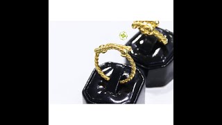 pembuatan cincin pilin ikat mas 24k
