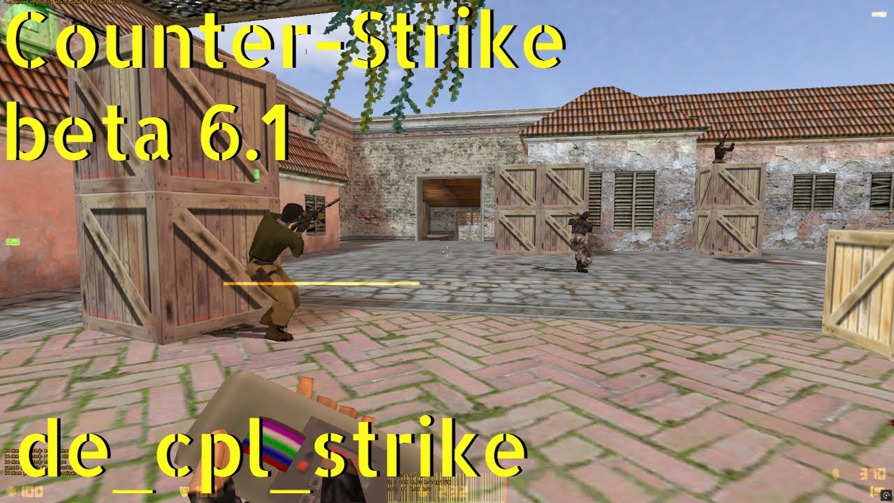 Counter-Strike beta 6.1 de_cpl_strike (mirage) online gameplay - January 2026