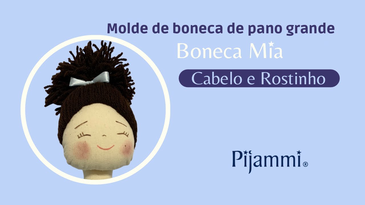 Boneca de Pano Mia – Troca de Roupa