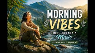Morning Vibes 🌿 Fresh Mountain Morning | Relaxing Music for a Peaceful Start