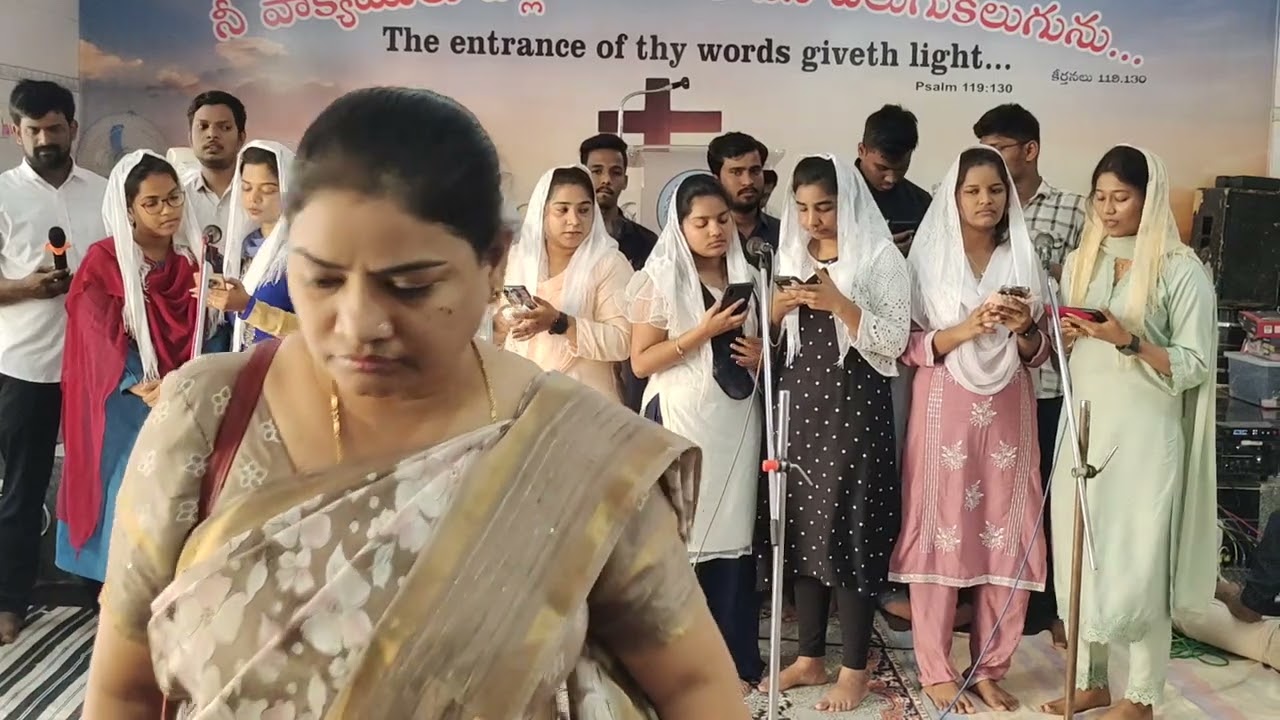 Nithyam Nilichedi Nee preme Yesayyaa.. Telugu Christian song vtbbc church Mumbai... 1/3/2026