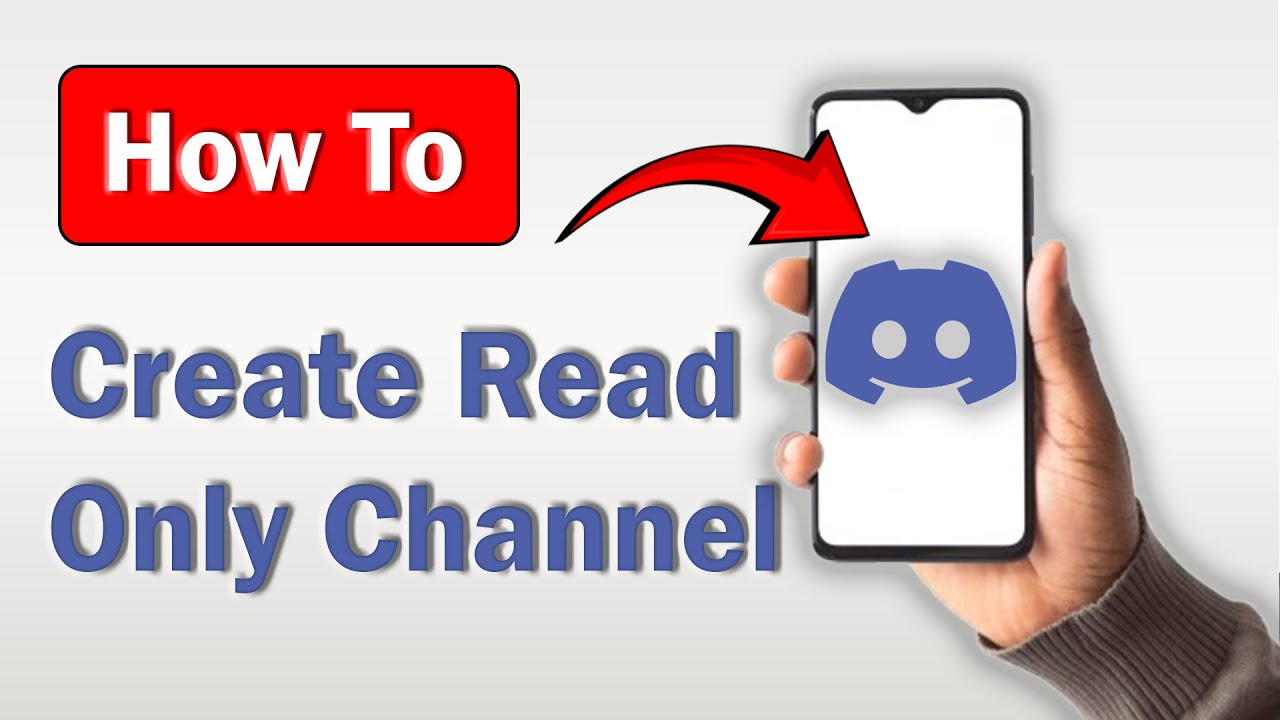 How to Make a Discord Channel Read Only on Mobile! - (Full Guide)