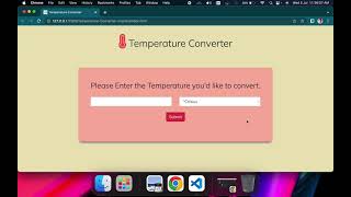 Temperature converter Website lab