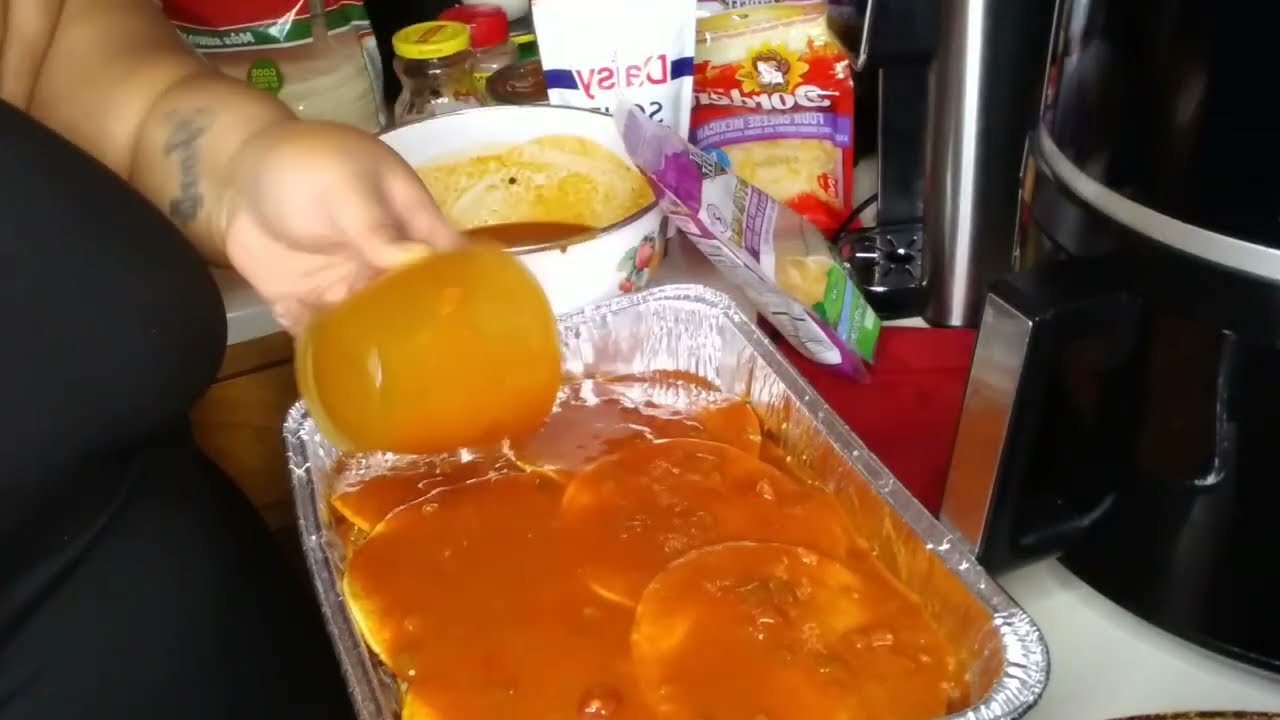 Приготовление энчилад