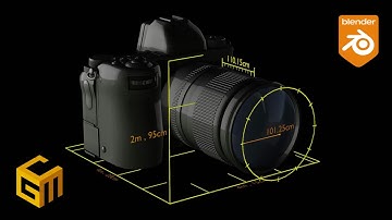 GeoMeasure 1.0 tutorial - A measurement Blender Add-on