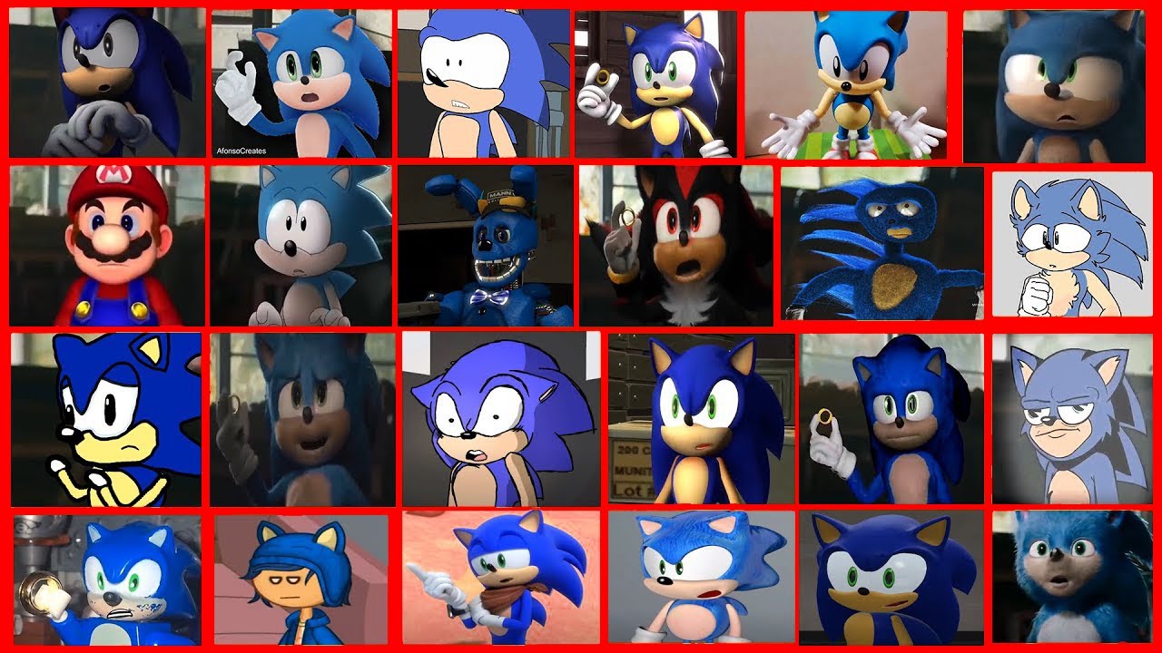 Sonic The Hedgehog Movie   Uh Meow All Designs Compilation 6