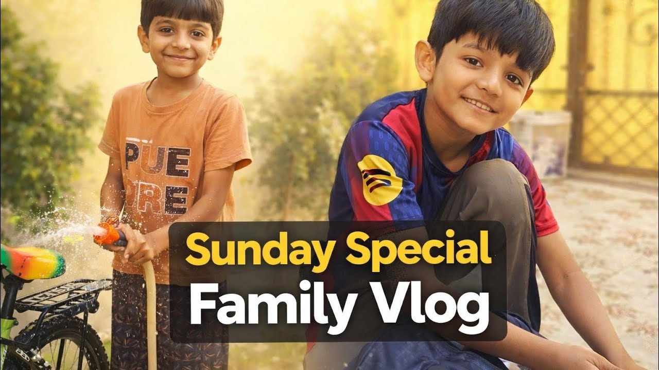 Real family moments ❤️Sunday special family time 👨‍👩‍👧‍👦 Hyderabad 