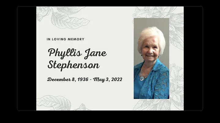 Phyllis Jane Stephenson Funeral, May 9, 2022