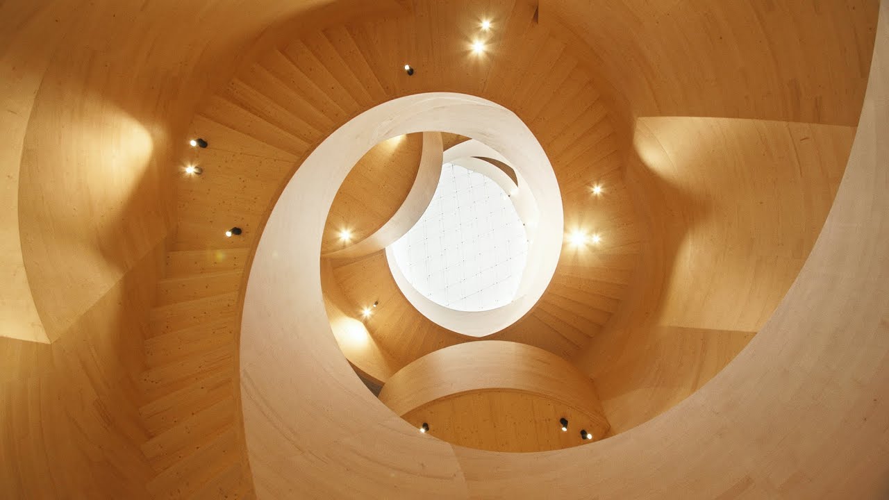 Stammhaus von Blumer Lehmann | Bürogebäude aus Holz | Holzbau 🏡✨