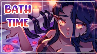 🛀DEMON GIRL BATH TIME || I had C0VID... || Life Update!