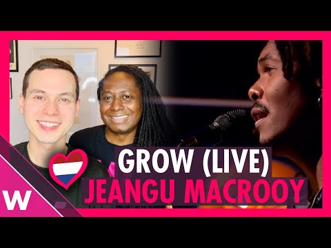 Jeangu Macrooy "Grow" Reaction (Live performance) Netherlands Eurovision 2020
