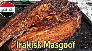 Bästa irakiska fisken Mazgoof med ENDAST fem ingredienser  •اطيب سمك عراقي في خمس مكونات